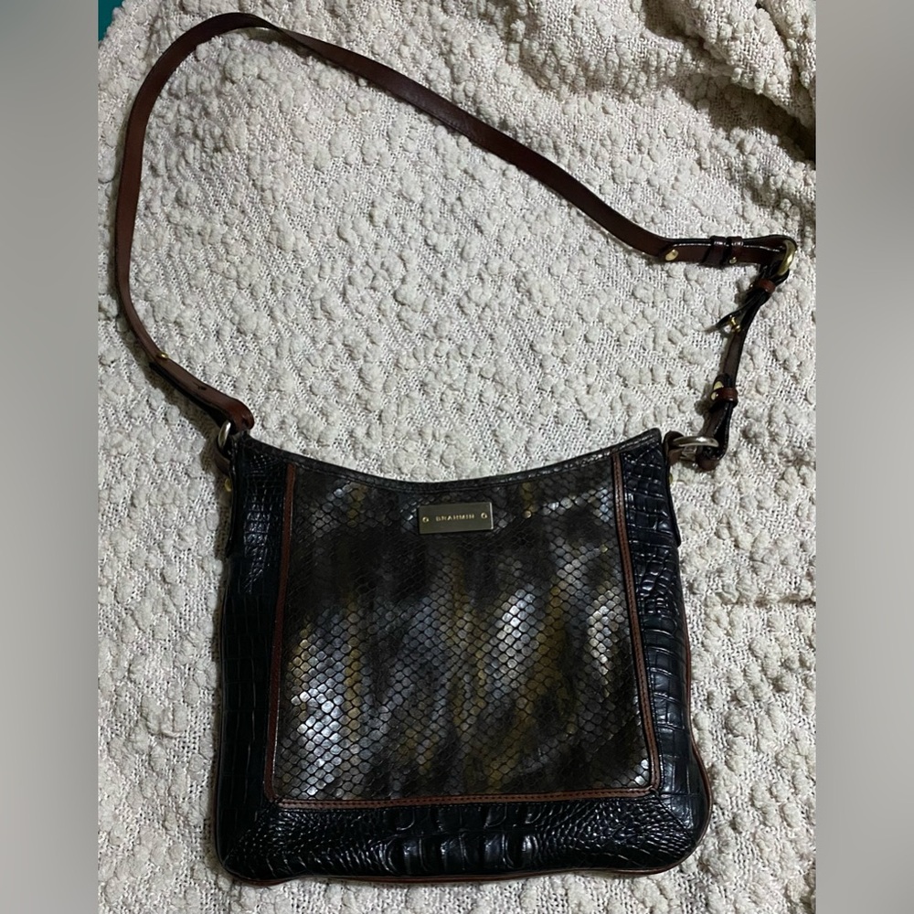 Brahmin Jody Crossbody Tri Texture Leather
